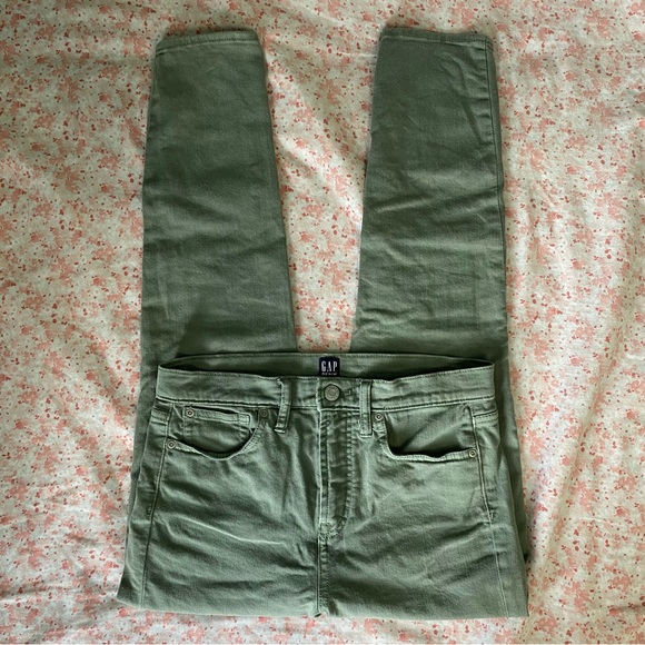 Sage green Gap jeans - Picture 4 of 4